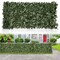 Costway 120" x 40" Artificial Lily Leaf Privacy Fence Sun-protective Greenery Backdrop